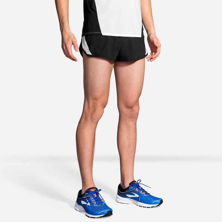 Brooks Men's Go-To 2 Split Running Shorts - Grey (MYZP81547)